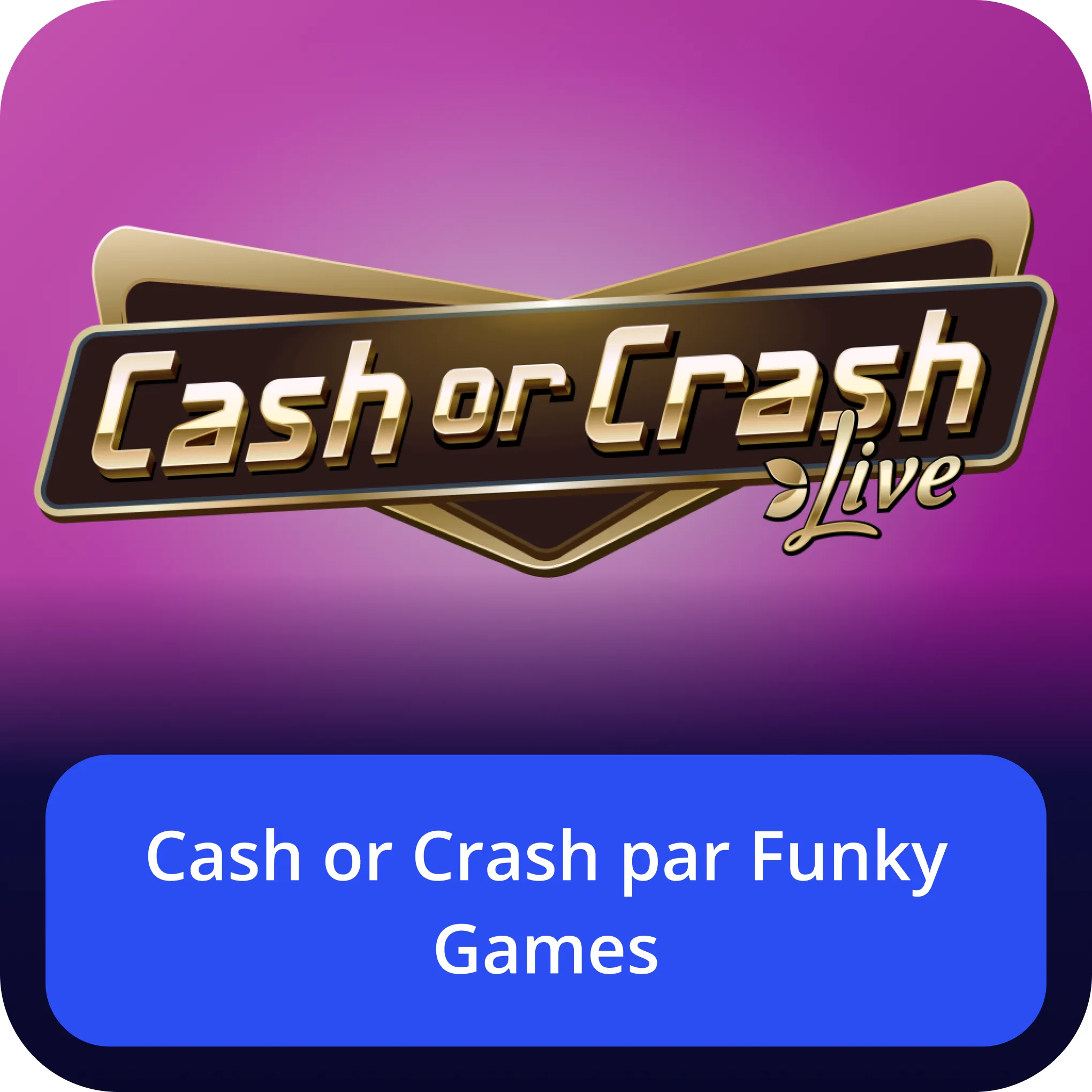 Funky Games jeu Cash or Crash  Cash or Crash Funky Games