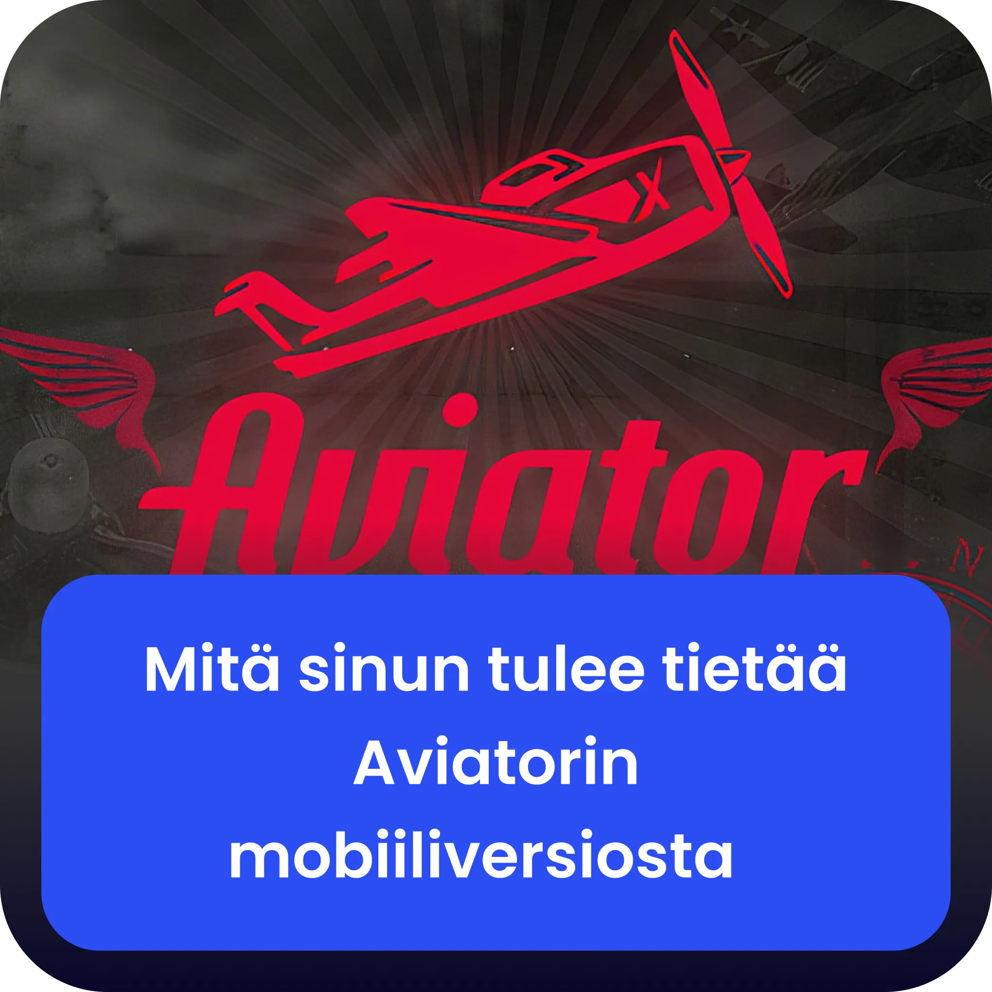 aviator mobiilisovellus aviator mobiili peli