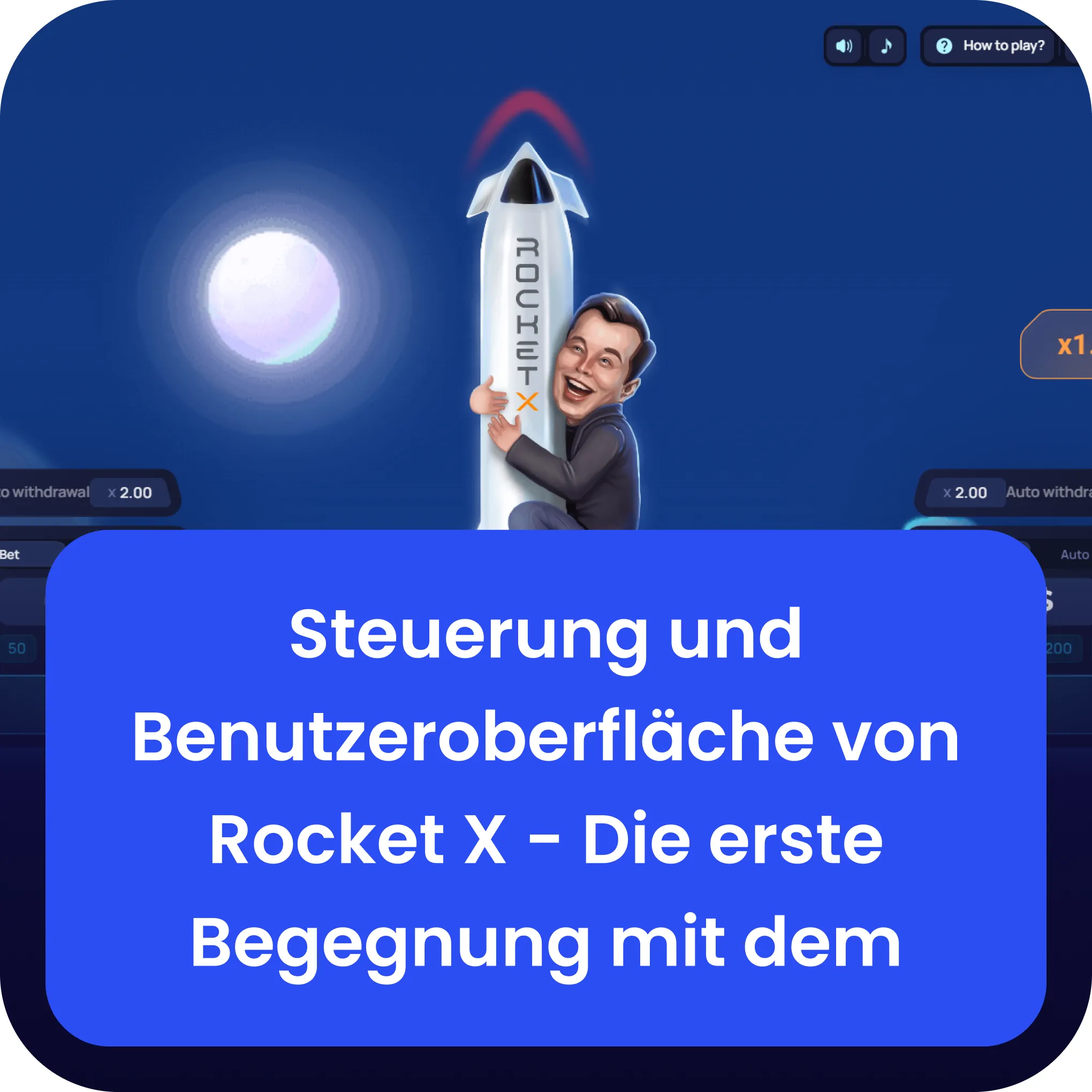 slot rocket x  benutzeroberfläche rocket x