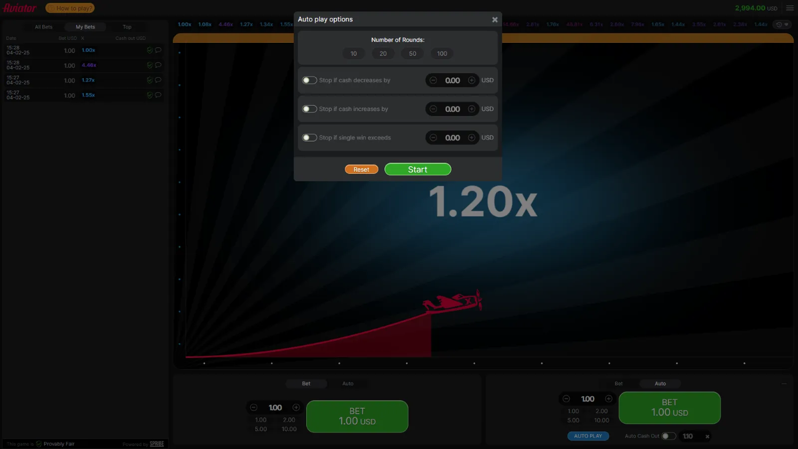 Key features and tools in Aviator game 