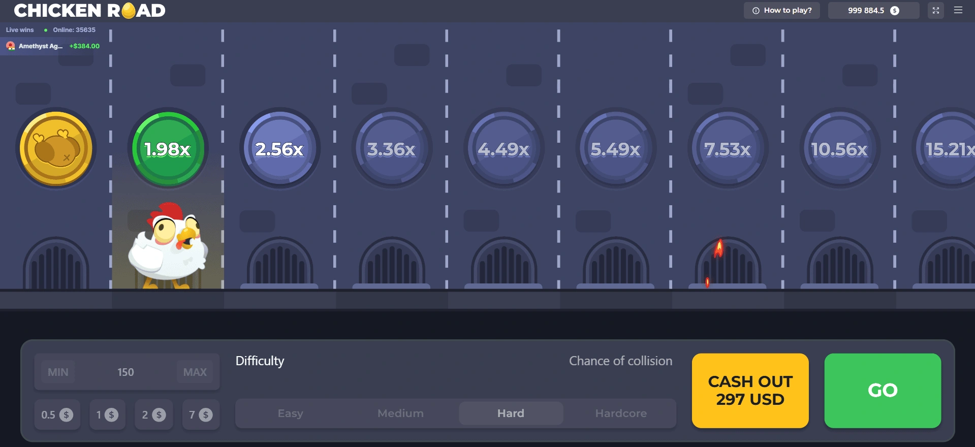 Начни игру в chicken road casino и забери бонус