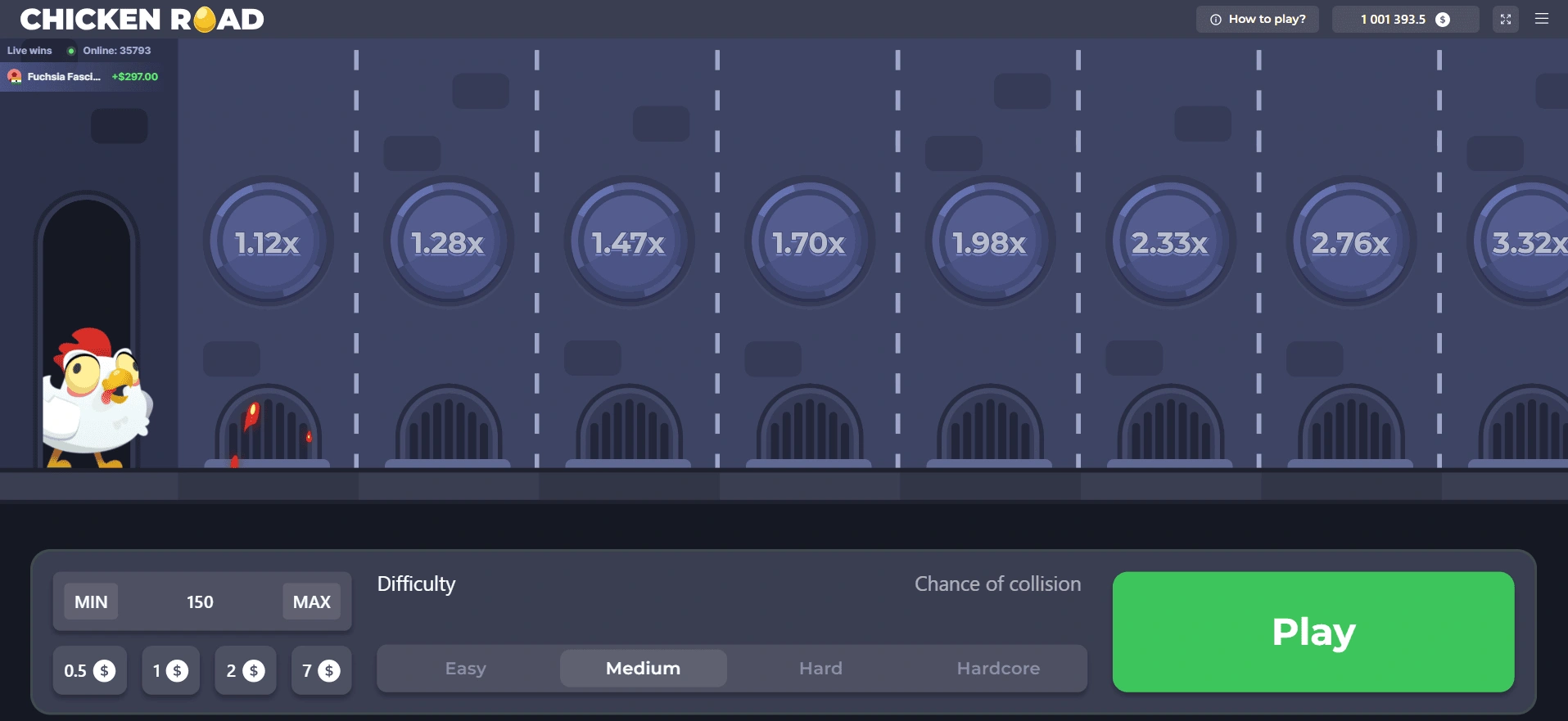Войдите в мир выигрышей с игрой chicken road